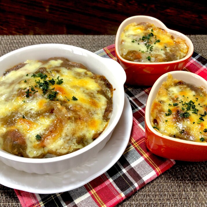 余ったカレーにひと工夫 焼きチーズカレー レシピ 作り方 By 善ちゃん 楽天レシピ